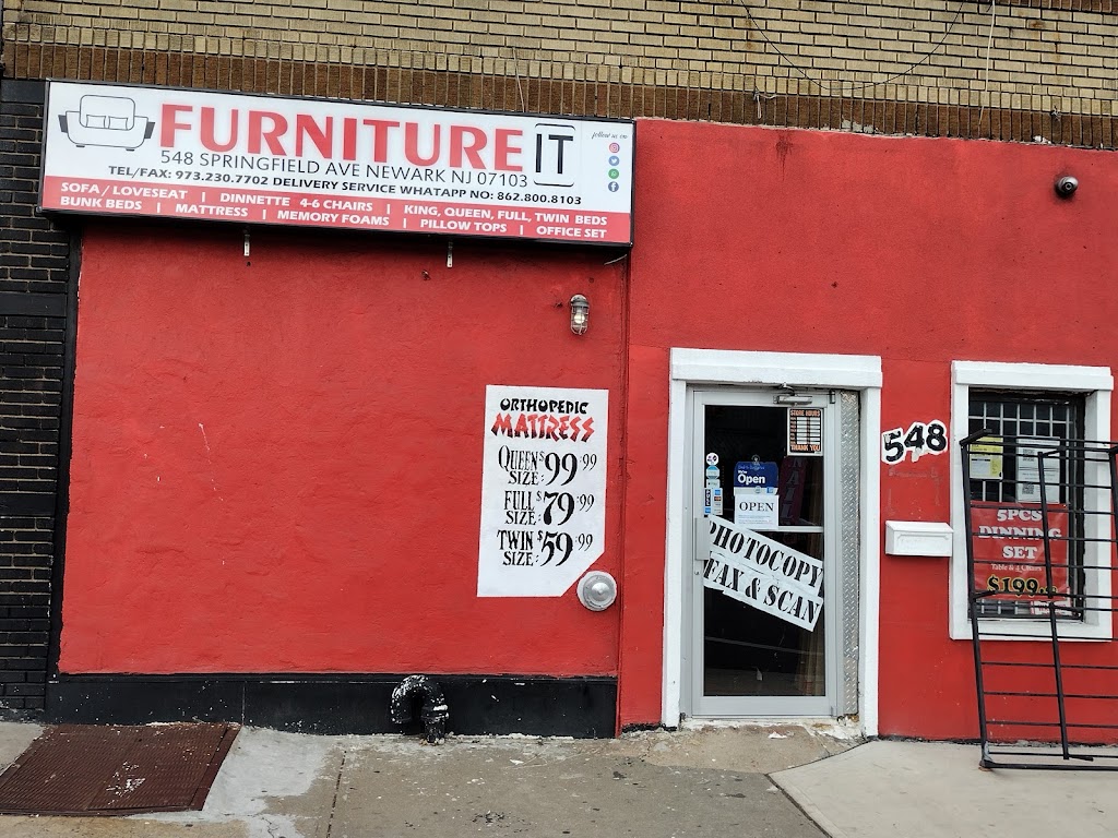 Furniture IT | 548 Springfield Ave, Newark, NJ 07103 | Phone: (973) 230-7702