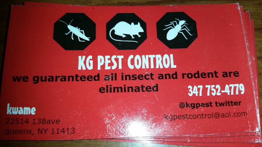 Kg pest control | 225- 14 138th Ave, Queens, NY 11413 | Phone: (347) 752-4779