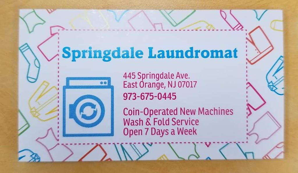 Springdale Laundromat | 445 Springdale Ave, East Orange, NJ 07017 | Phone: (973) 675-0445