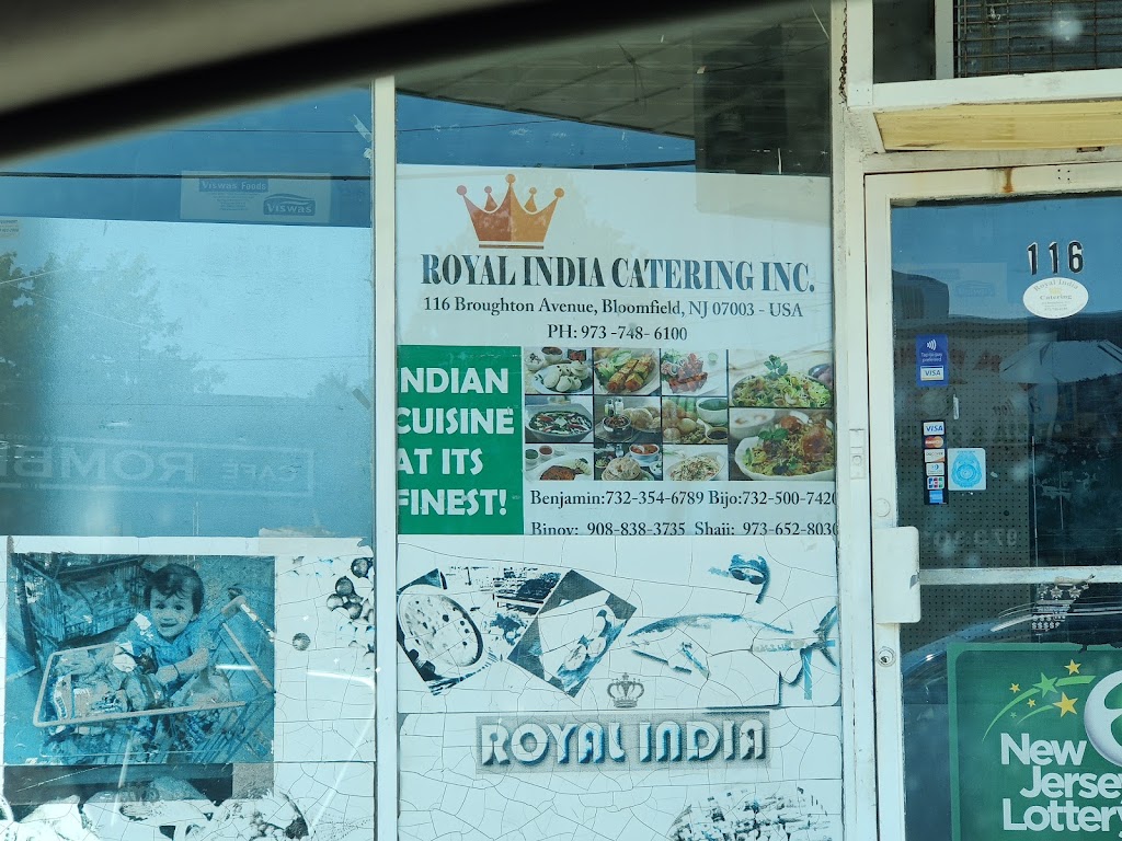 Royal India Catering & Grocery Inc | 116 Broughton Ave, Bloomfield, NJ 07003 | Phone: (973) 860-7450