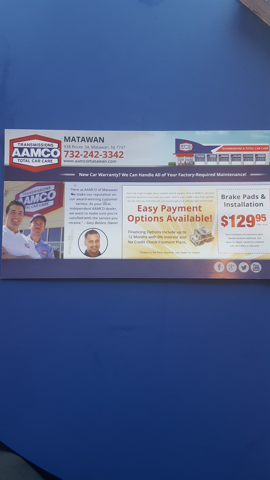AAMCO Transmissions & Total Car Care | 310 NJ-36, Hazlet, NJ 07730 | Phone: (732) 387-6290