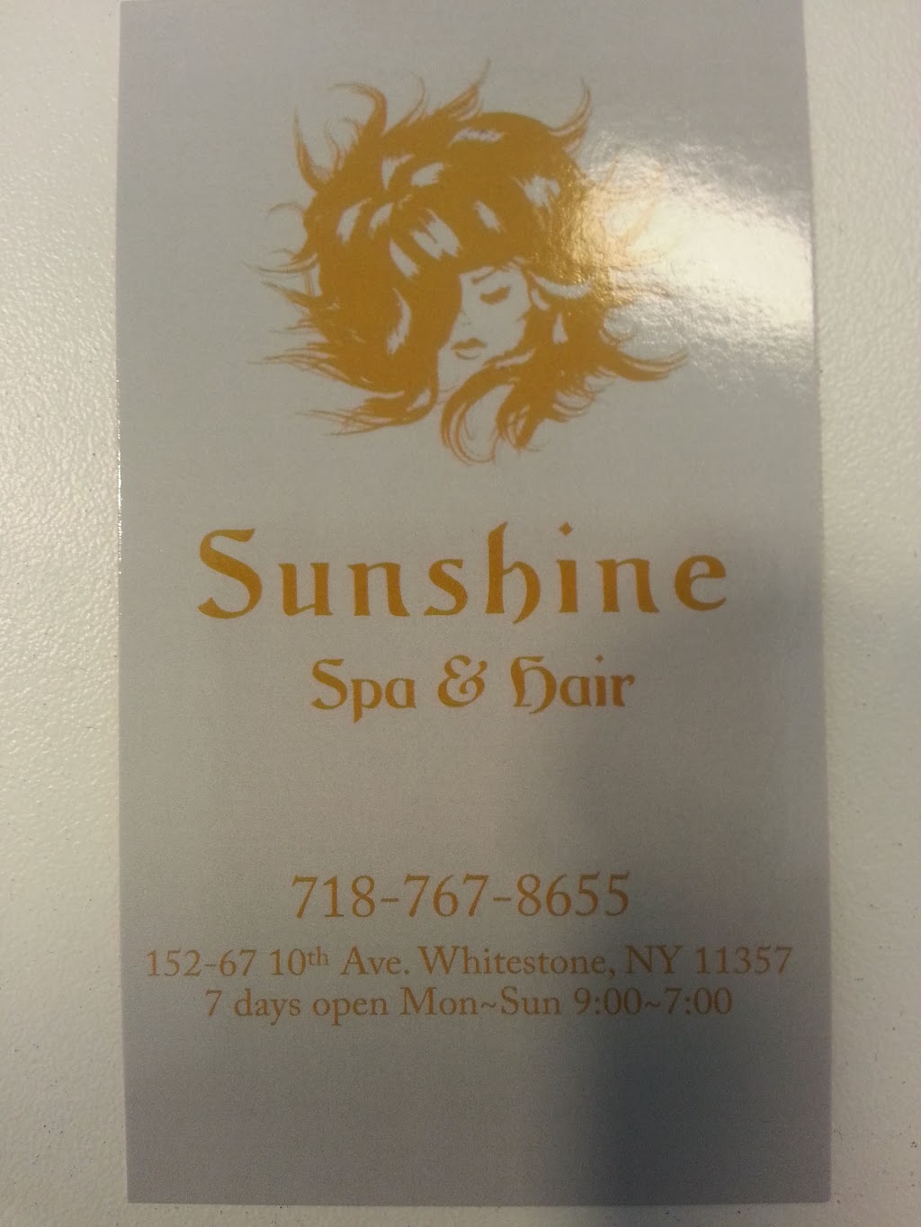Sunshine Spa & Hair | 152-67 10th Ave, Whitestone, NY 11357 | Phone: (718) 767-8655