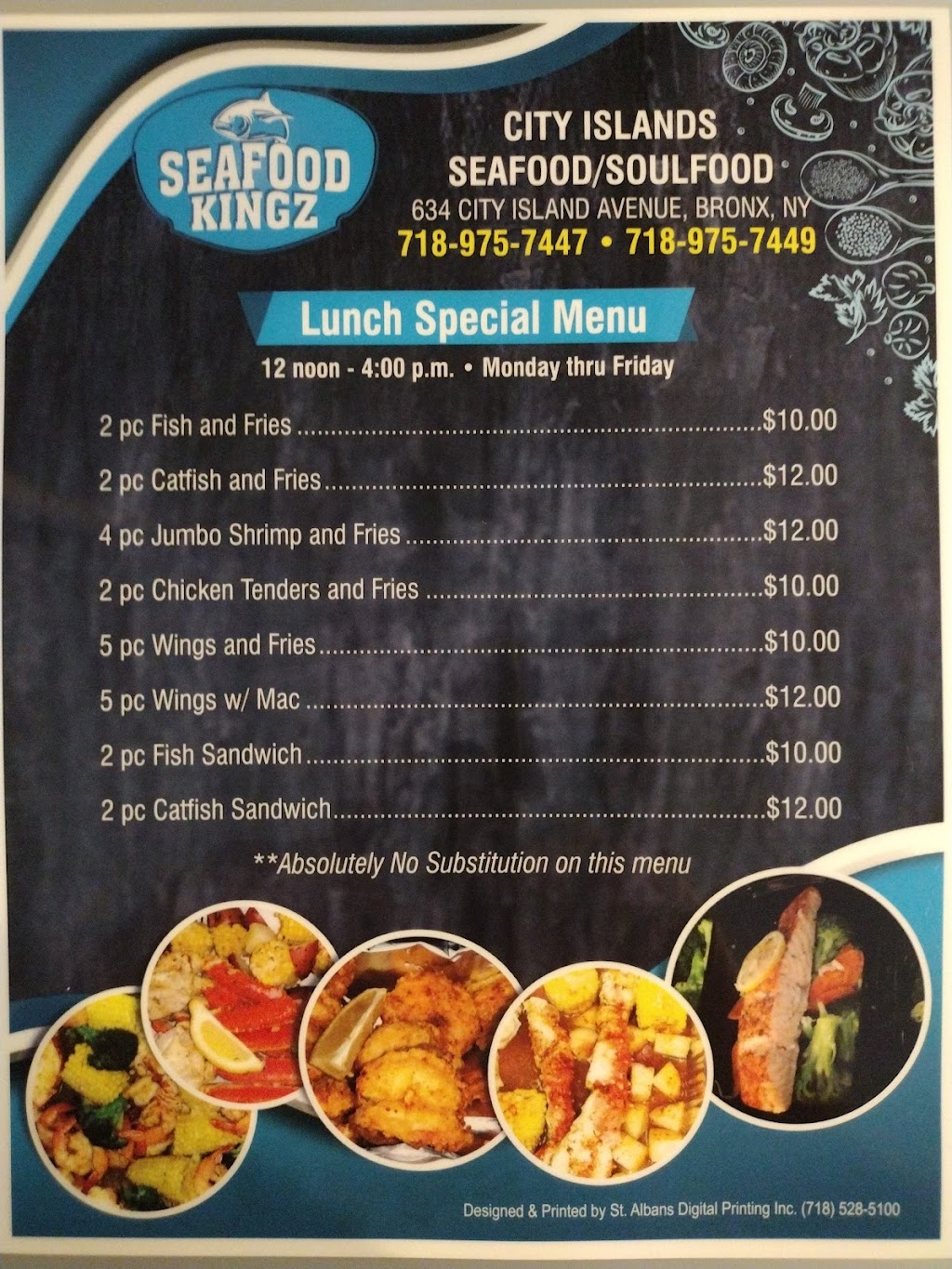 Seafood Kingz 2 Inc | 634 City Island Ave, Bronx, NY 10464 | Phone: (718) 975-7447