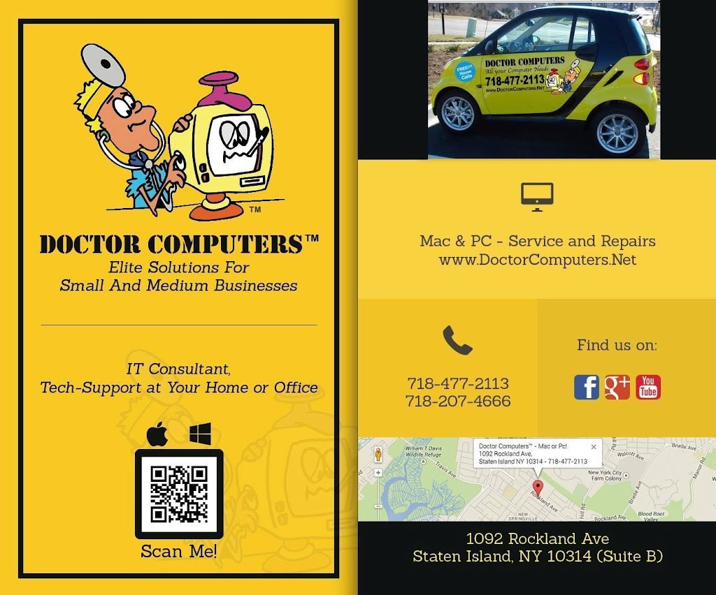Doctor Computers | 132 Ashworth Ave, Staten Island, NY 10314 | Phone: (718) 477-2113