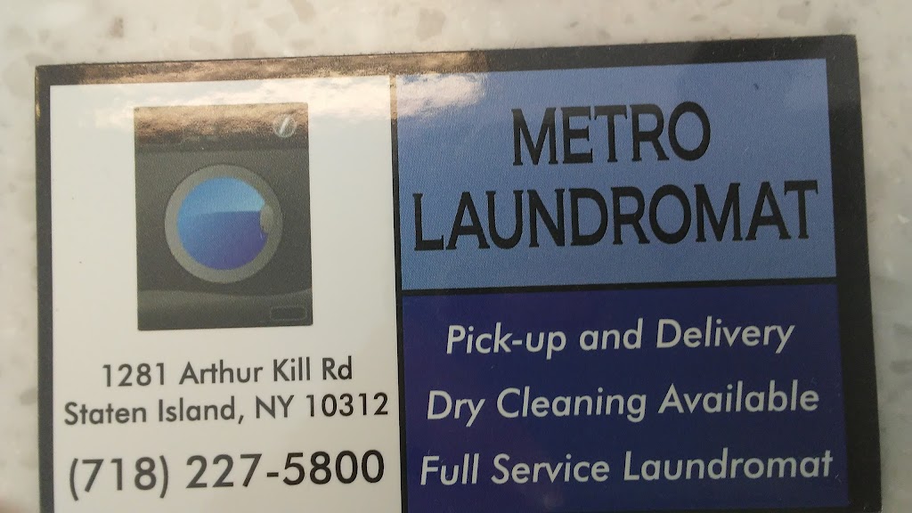 Metro Laundromat & Dry Cleaners | 1281 Arthur Kill Rd, Staten Island, NY 10312 | Phone: (718) 227-5800