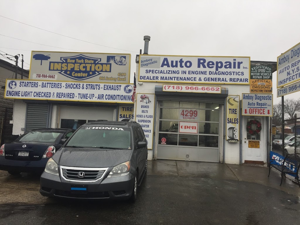 Amboy Diagnostic Auto Repair | 4299 Old Amboy Rd, Staten Island, NY 10312 | Phone: (718) 966-6662