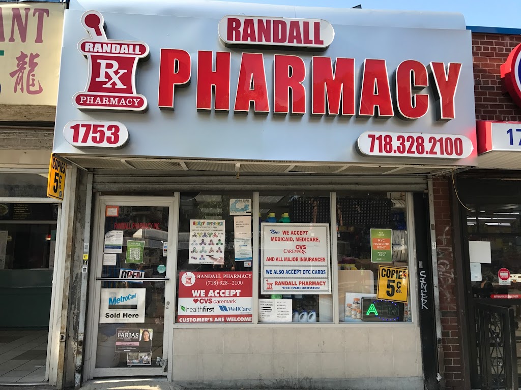 Randall Pharmacy | 1753 Randall Ave, Bronx, NY 10473 | Phone: (718) 328-2100