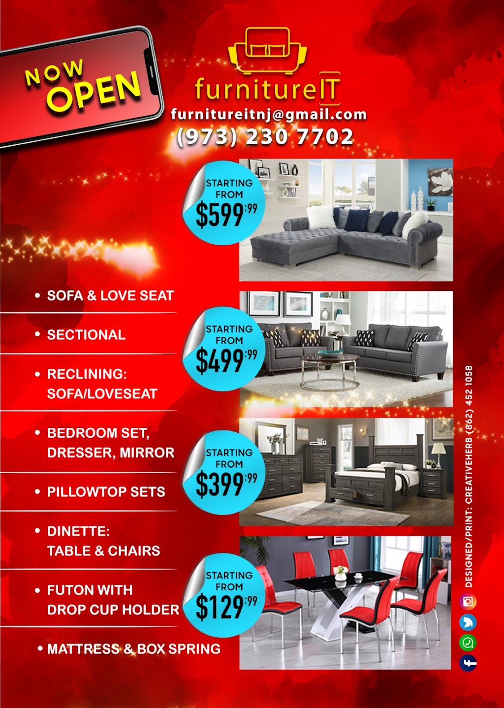 Furniture IT | 548 Springfield Ave, Newark, NJ 07103 | Phone: (973) 230-7702