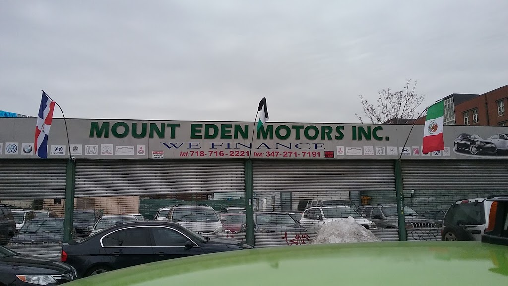 Mount Eden Motors Inc. | 28 W Mount Eden Ave, Bronx, NY 10452 | Phone: (718) 716-2221