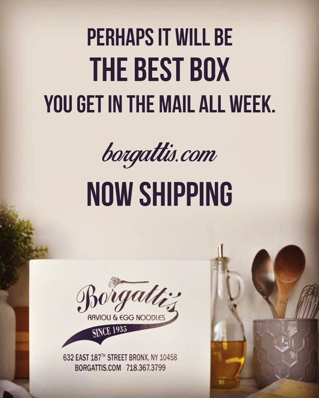 Borgattis Ravioli & Egg Noodles | 632 E 187th St, Bronx, NY 10458 | Phone: (718) 367-3799