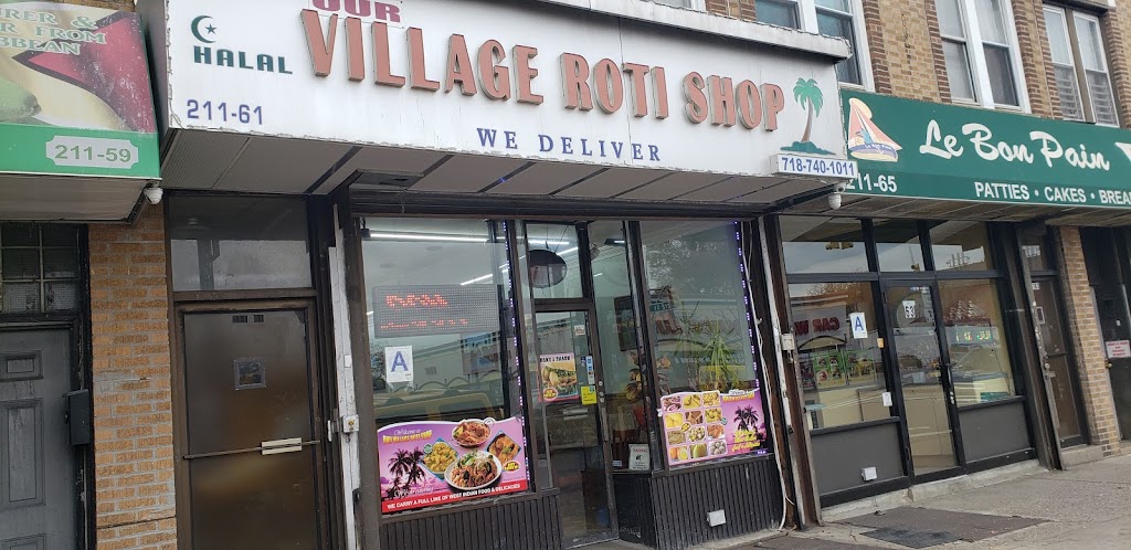 Our Village Roti Shop | 21161 Jamaica Ave, Queens, NY 11428 | Phone: (718) 740-1011