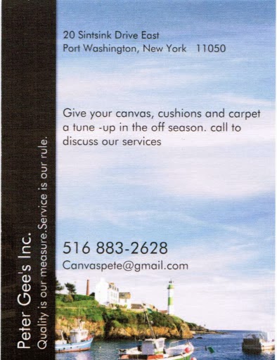 PGEEs Custom Upholstery, Canvas and Cushions | 20 Sintsink Dr E, Port Washington, NY 11050 | Phone: (516) 883-2628