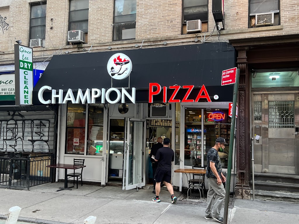 Champion Pizza Clinton | 201 Clinton St, New York, NY 10002 | Phone: (646) 930-2125