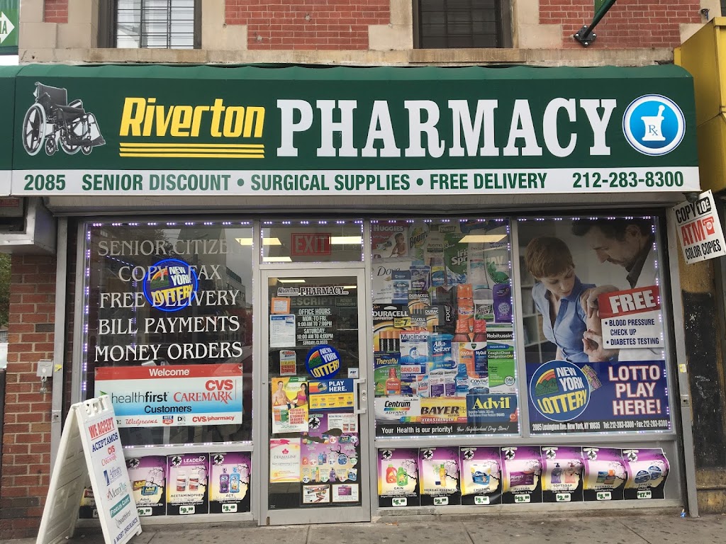 Riverton Pharmacy Inc | 2085 Lexington Ave, New York, NY 10035 | Phone: (212) 283-8300